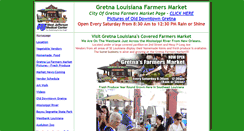 Desktop Screenshot of gretnafarmersmarket.com